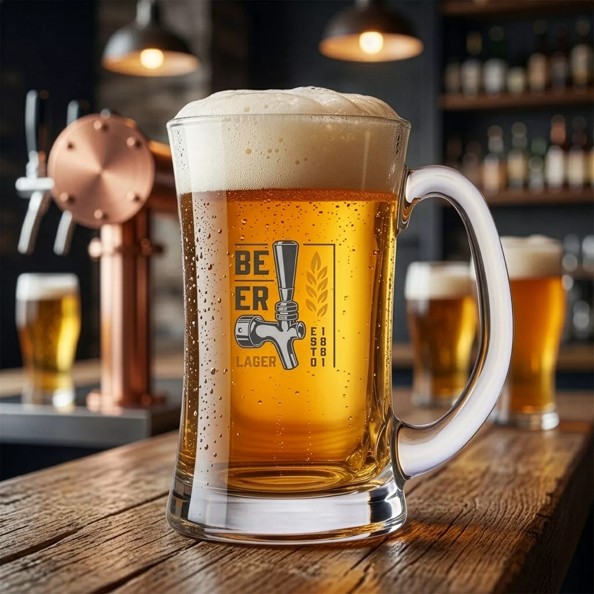Bierpul Malt 500ml transparant