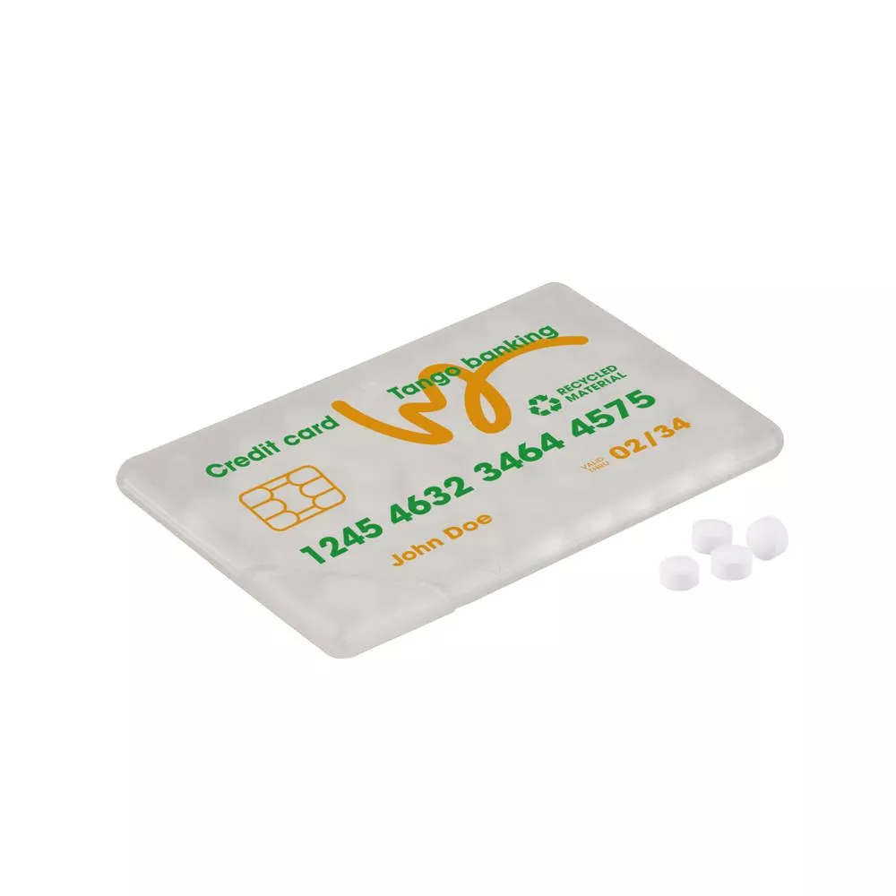 Mint creditcard met suikervrije mints