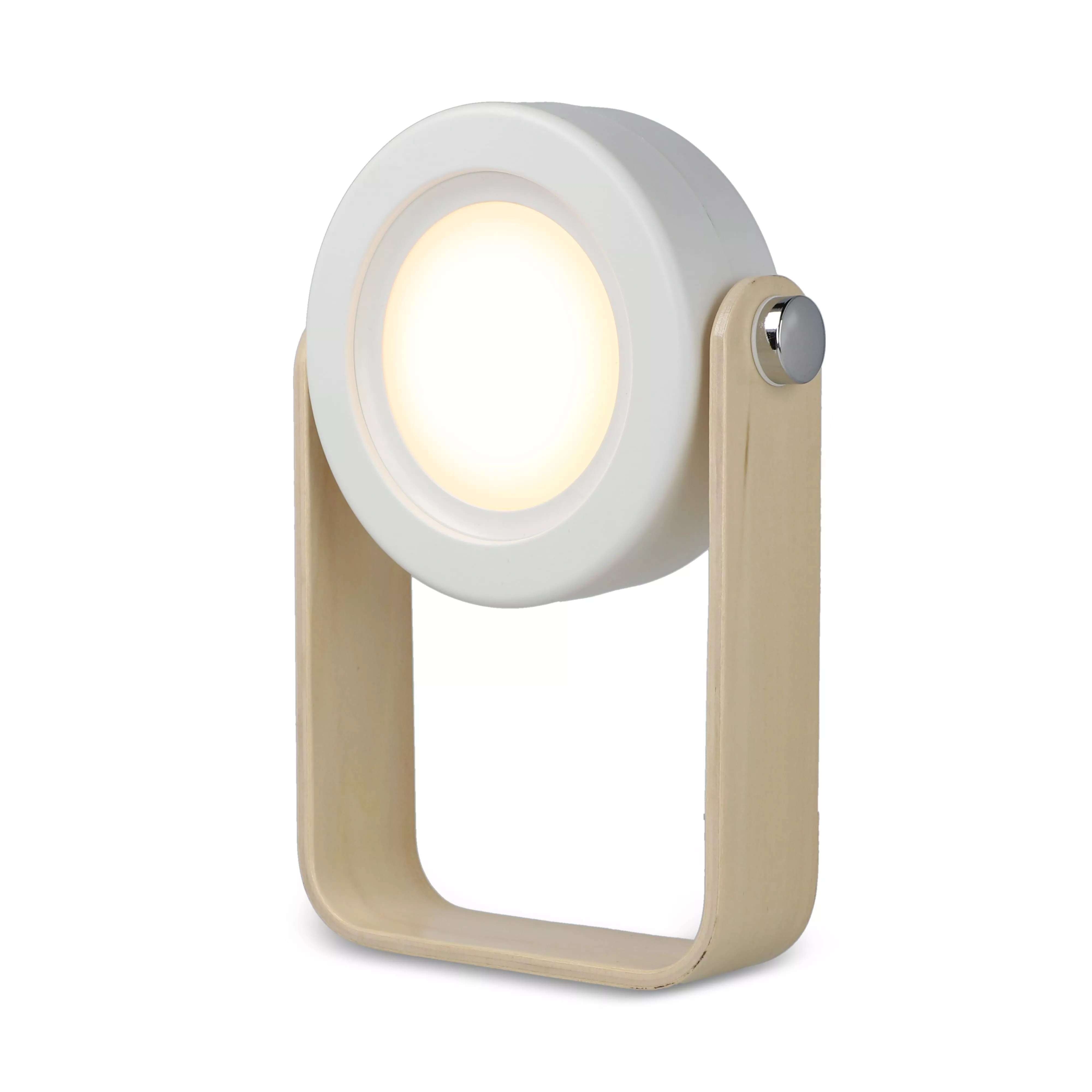 Coollux multifunctionele LED-lamp met bamboe handvat