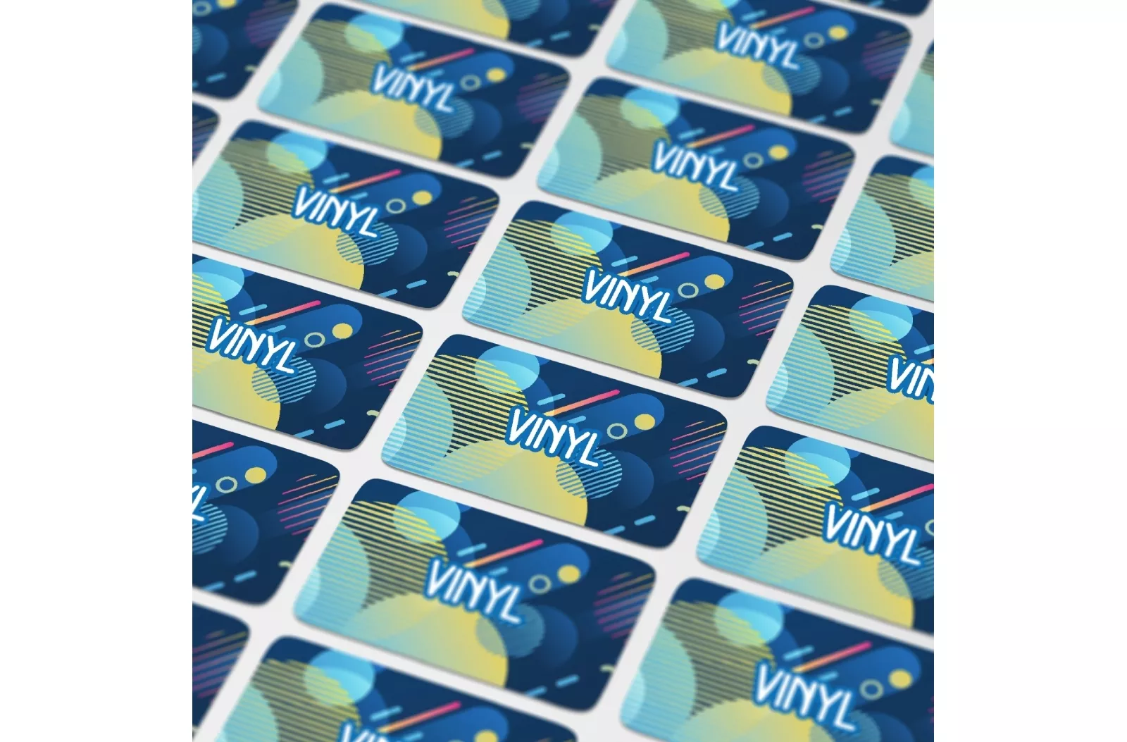 Vinyl Sticker Rechthoek 40x20mm