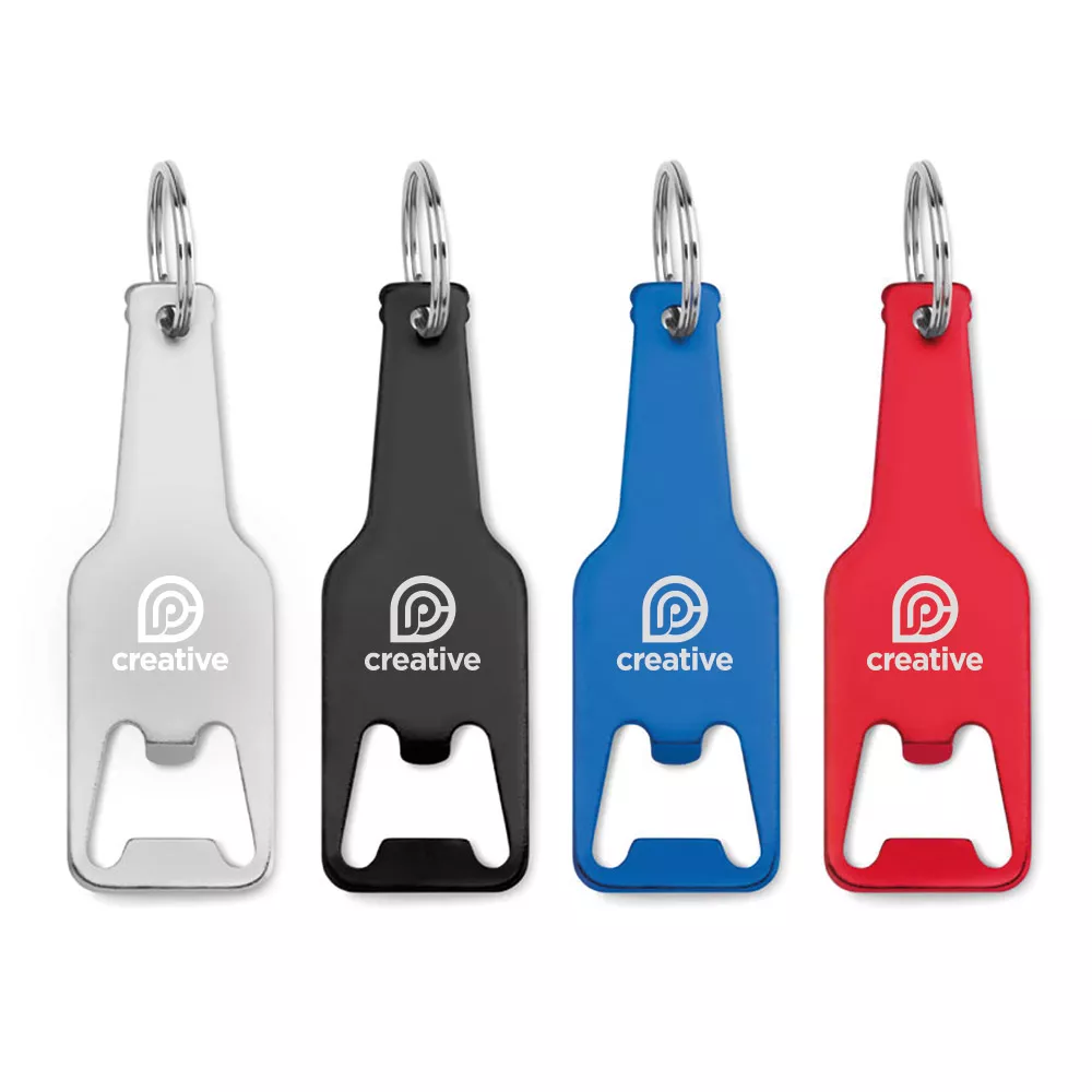 BOTELIA Aluminium sleutelhanger fles