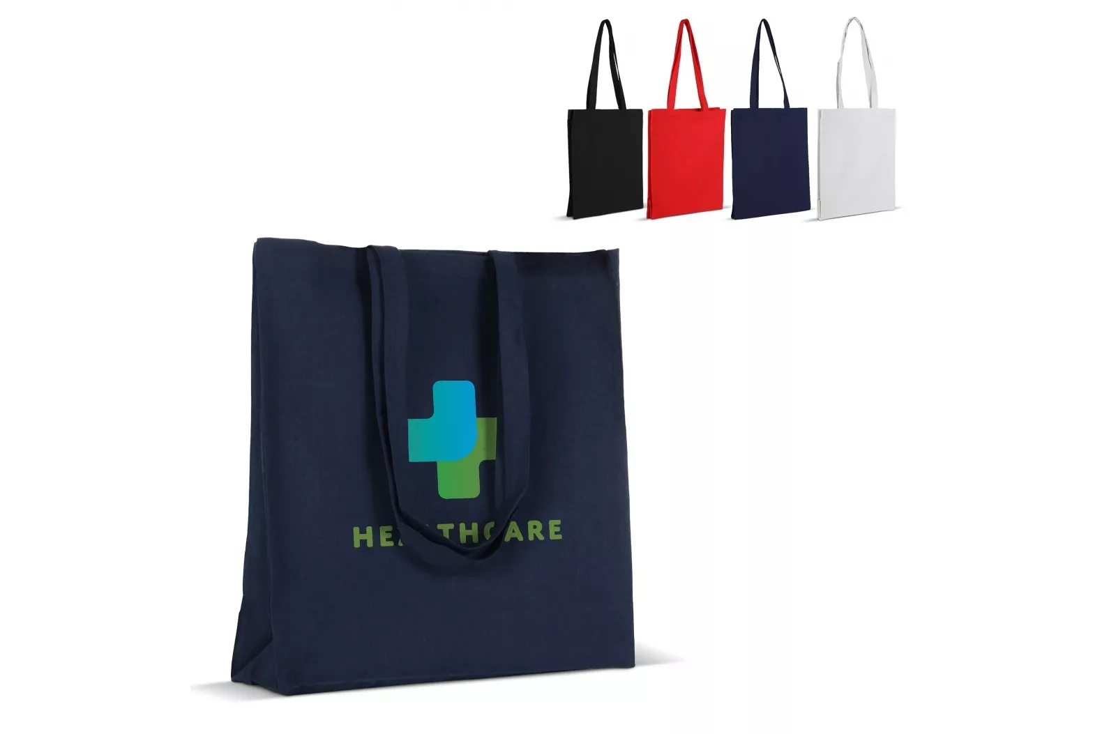 Schoudertas katoenen canvas OEKO-TEX® 280g/m² 32x13x40cm