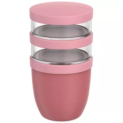 Mepal Ellipse 3 delige 500 ml + 2 x 200 ml geïsoleerde lunchpot