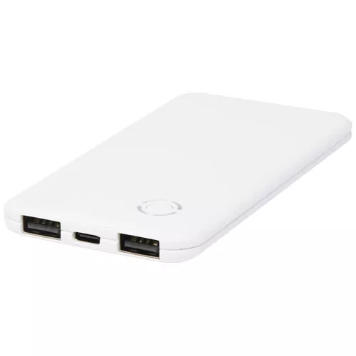 Slender slanke dubbele powerbank van 4000 mAh