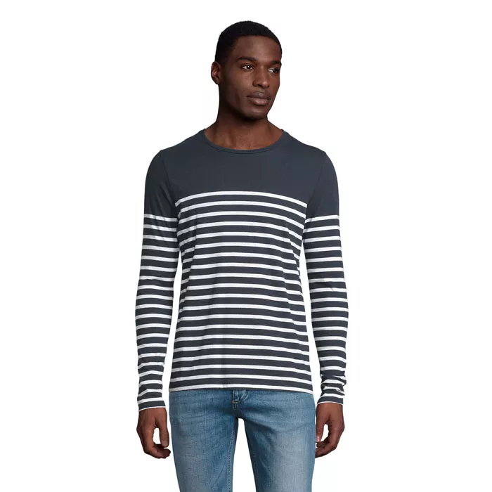 Franse Marine/wit - row2