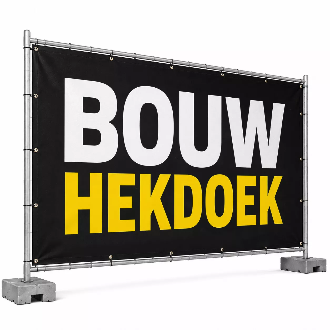Bouwhekdoek bedrukken 335x175cm