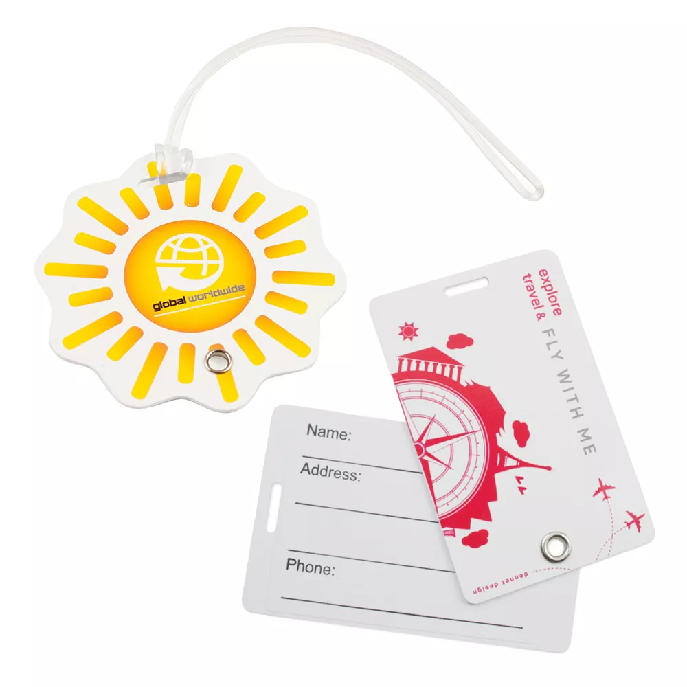 Luggage Tag Full-colour Bagagelabel in eigen vorm