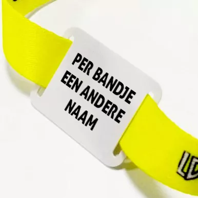 Unieke naam per bandje