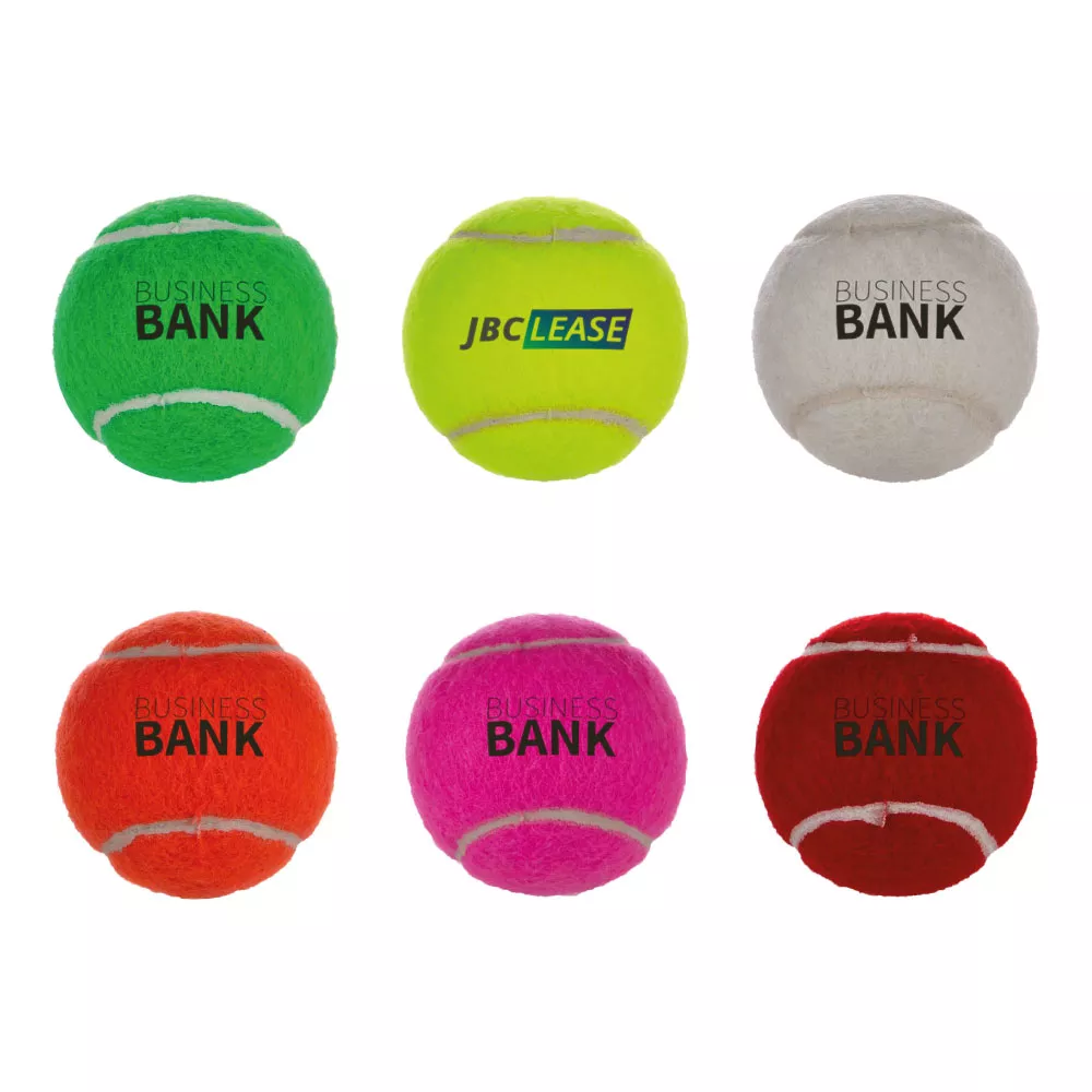 Gekleurde tennisballen bedrukken