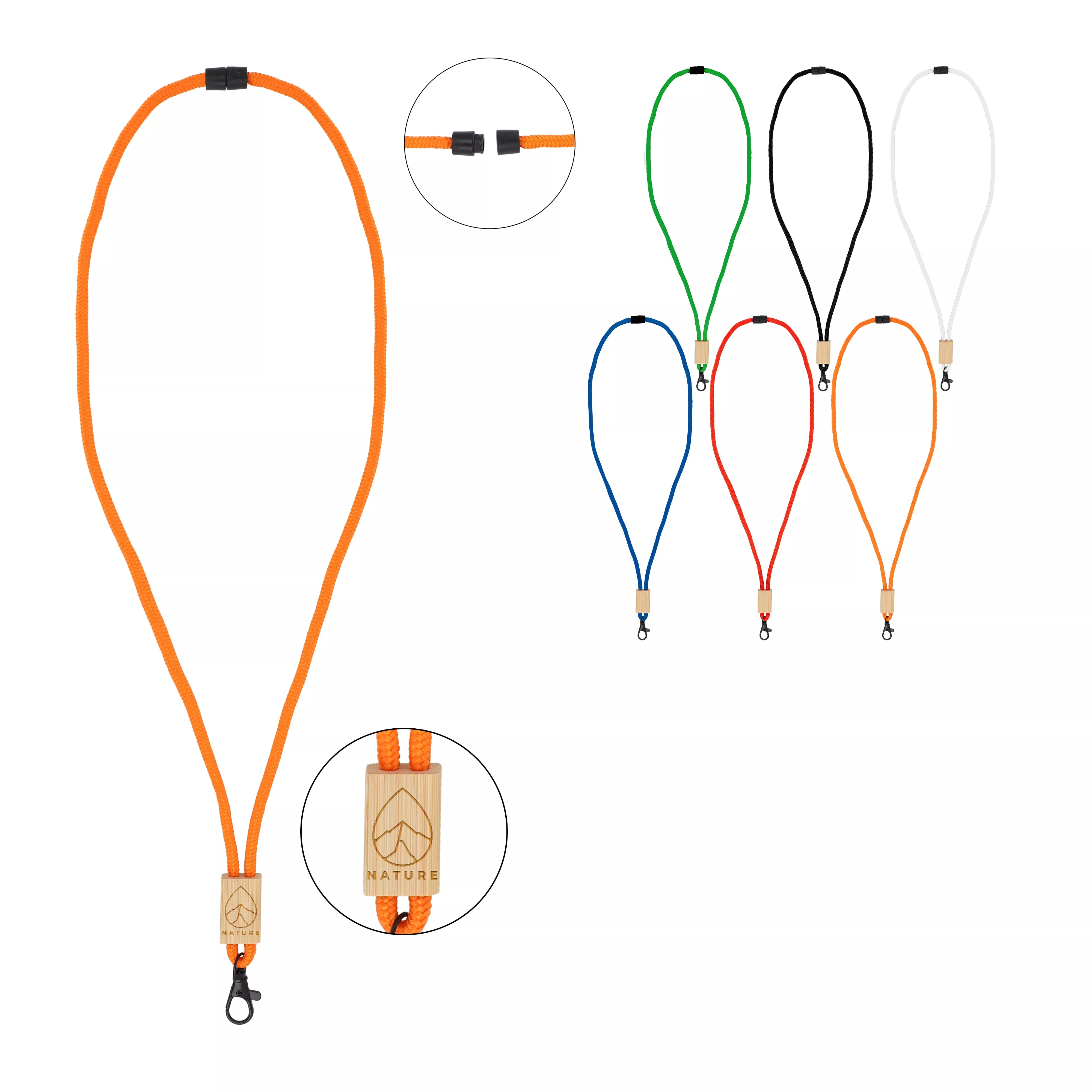 R-PET paracord lanyard