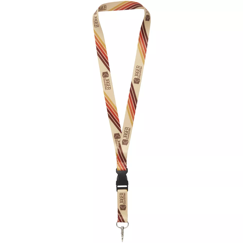 Bucks sublimatie lanyard met veiligheidssluiting