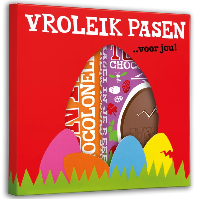 Tony's Chocolonely Kadoos Pasen (Melk Karamel Zeezout + Melk Spijs Nootjes)