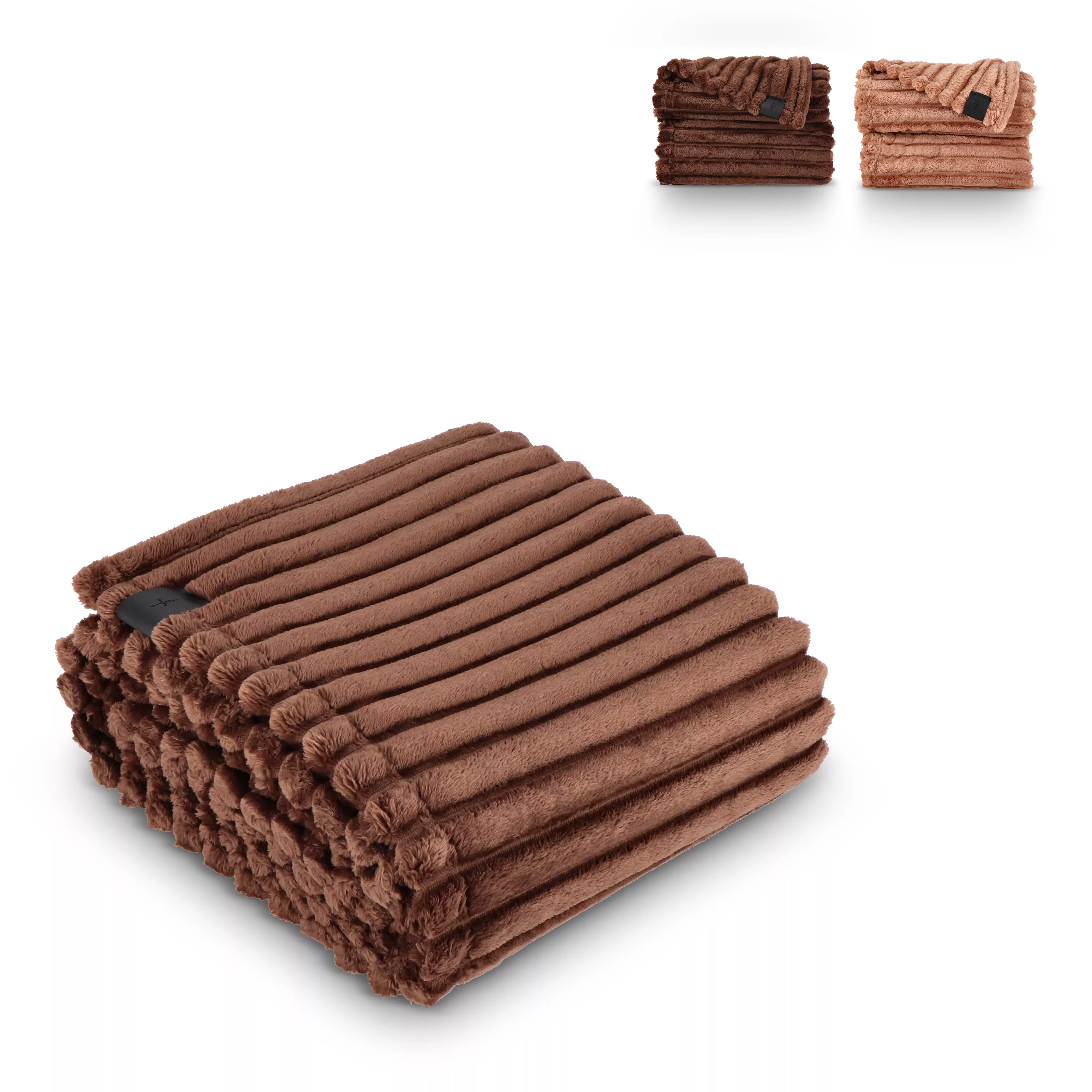 Sagaform Esther gerecyclede fleecedeken 130 x 170 cm