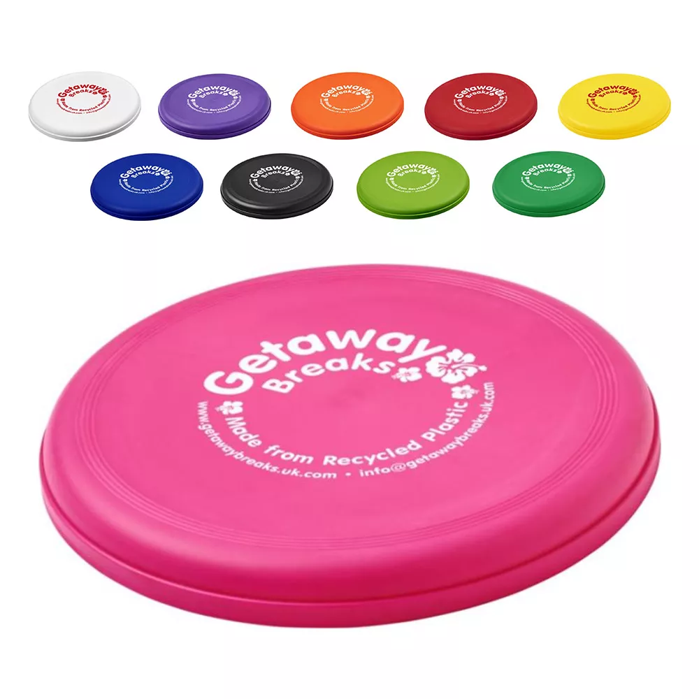 Orbit frisbee van gerecycled plastic