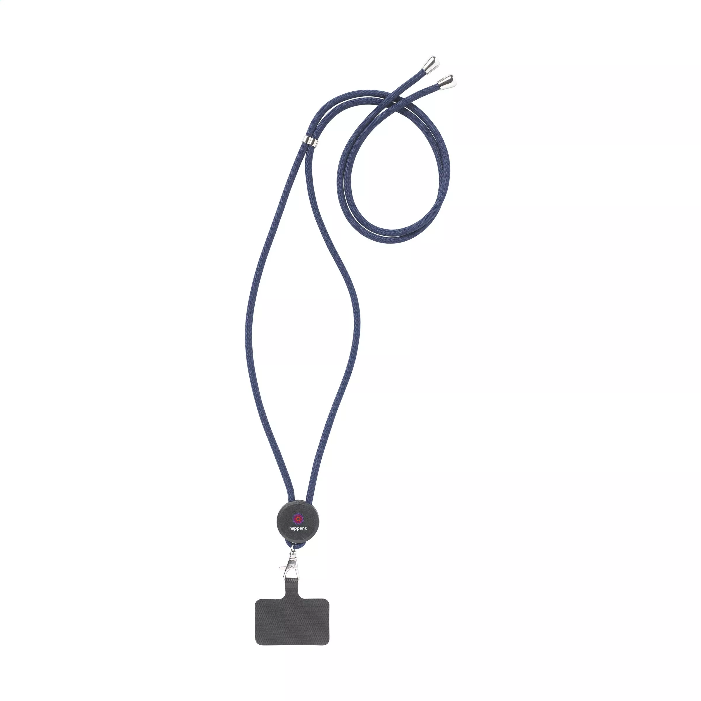 Lace Lanyard GRS RPET 0,5 cm telefoonkeycord