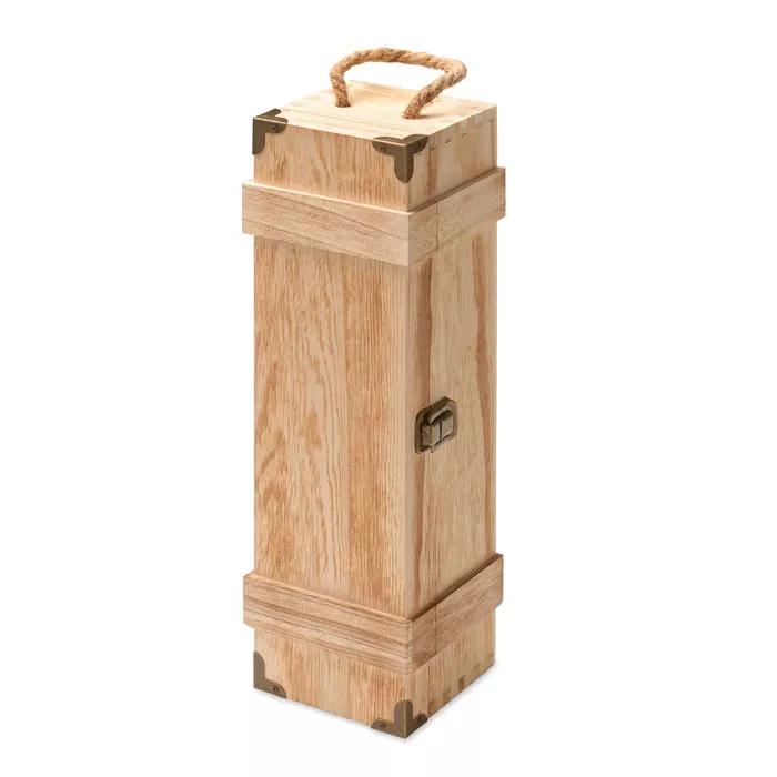VINBOX + Wijncadeaukist paulowniahout