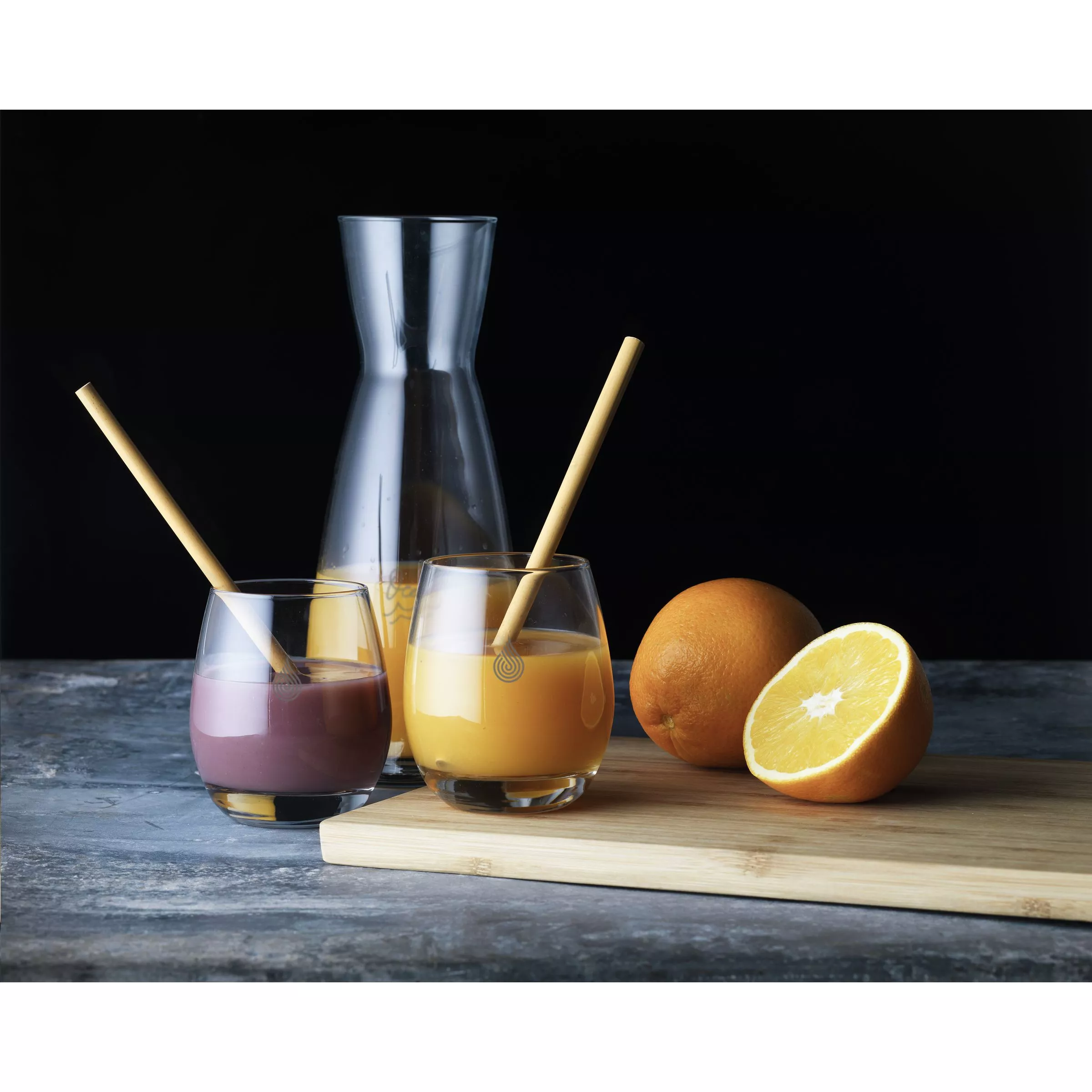 ECO Bamboe Straw Set bamboe rietjes