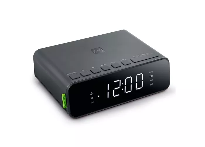 M-175 | Muse FM dubbele wekkerradio draadloze telefoon opladen 5W