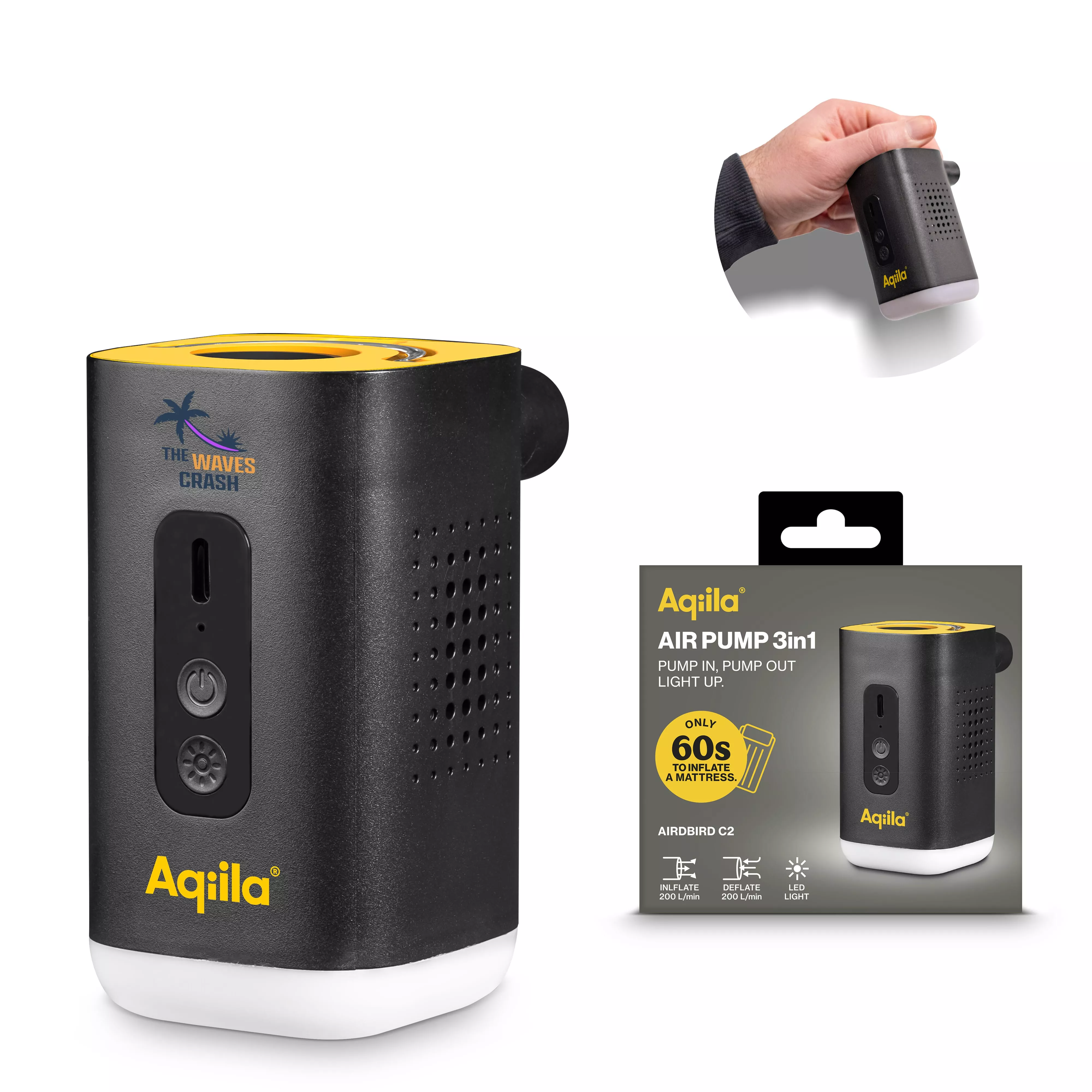 Aqiila Airbird C2 Draadloze Elektrische Luchtpomp