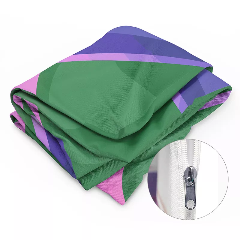 Losse print Zipp-Up Display Straight