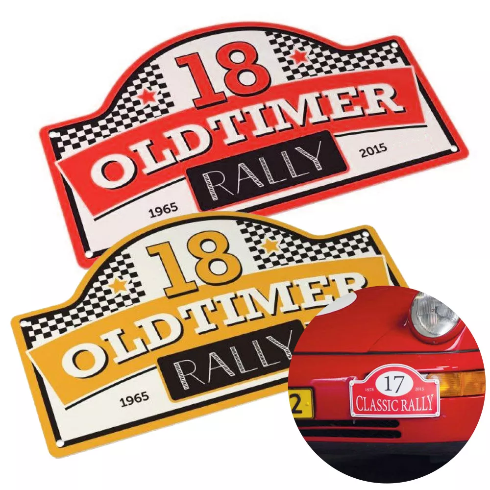 Rallyschild bedrukken