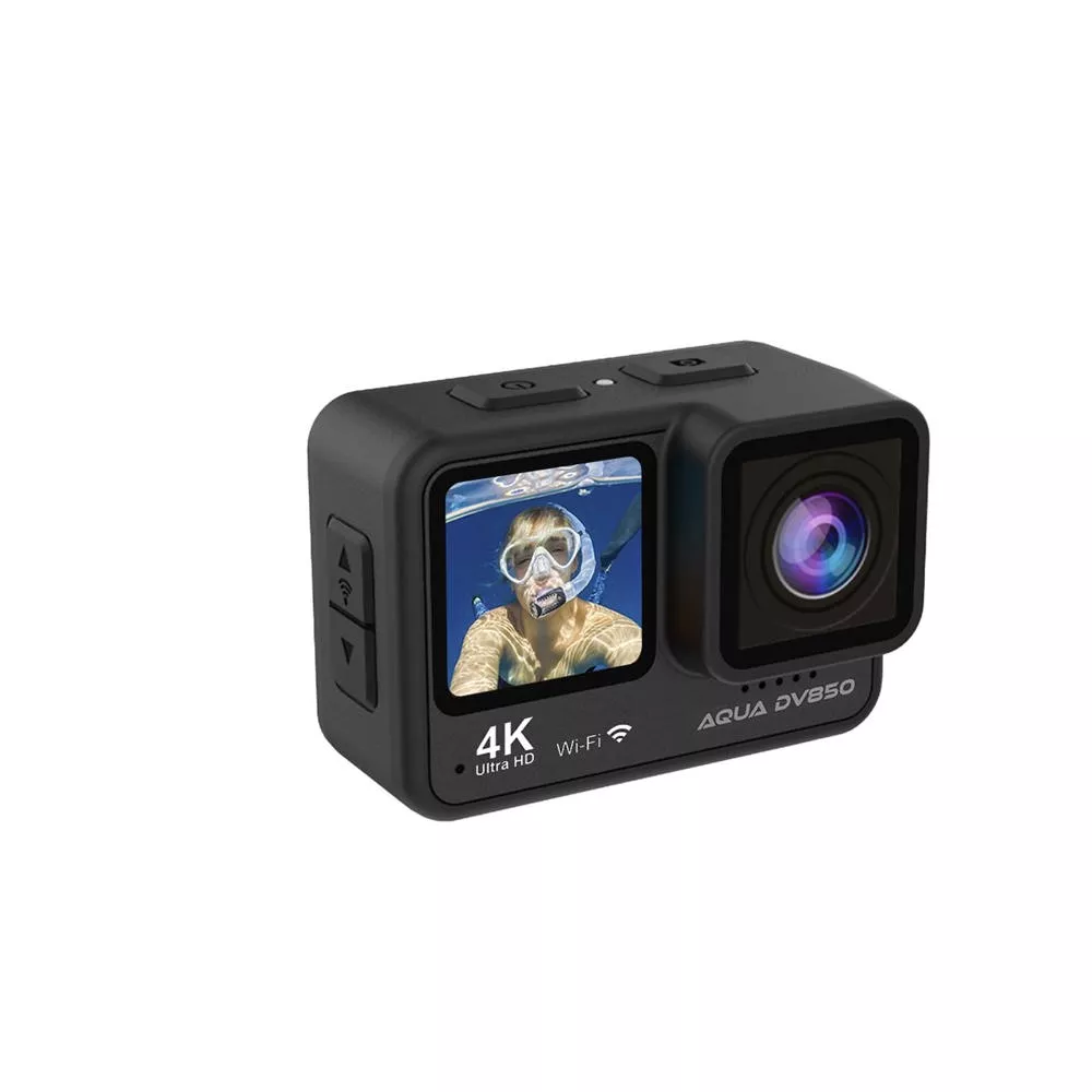 Prixton DV850 Aqua 4K actiecamera met dubbel scherm