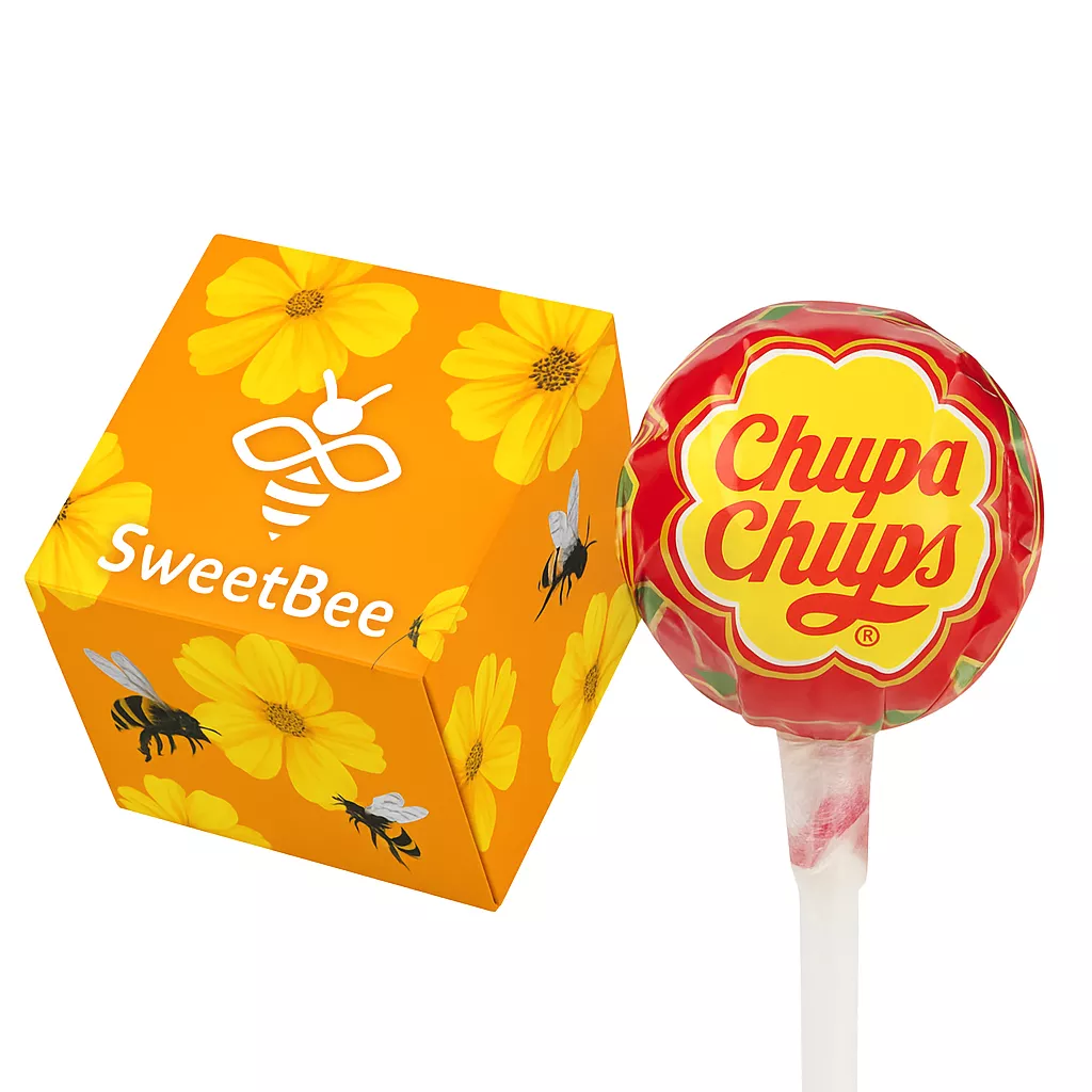 Chupa Chups Lolly's bedrukken in doosje