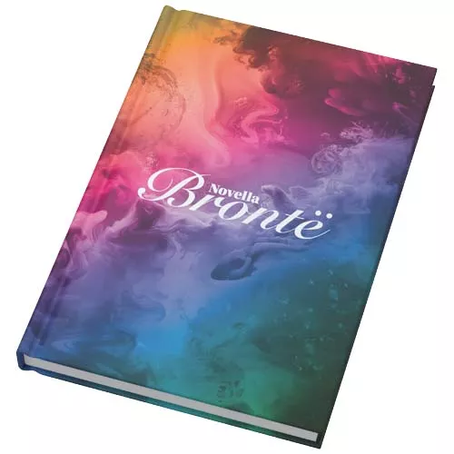 Novella Brontë A5 notitieboek met matte harde cover, 100 vellen