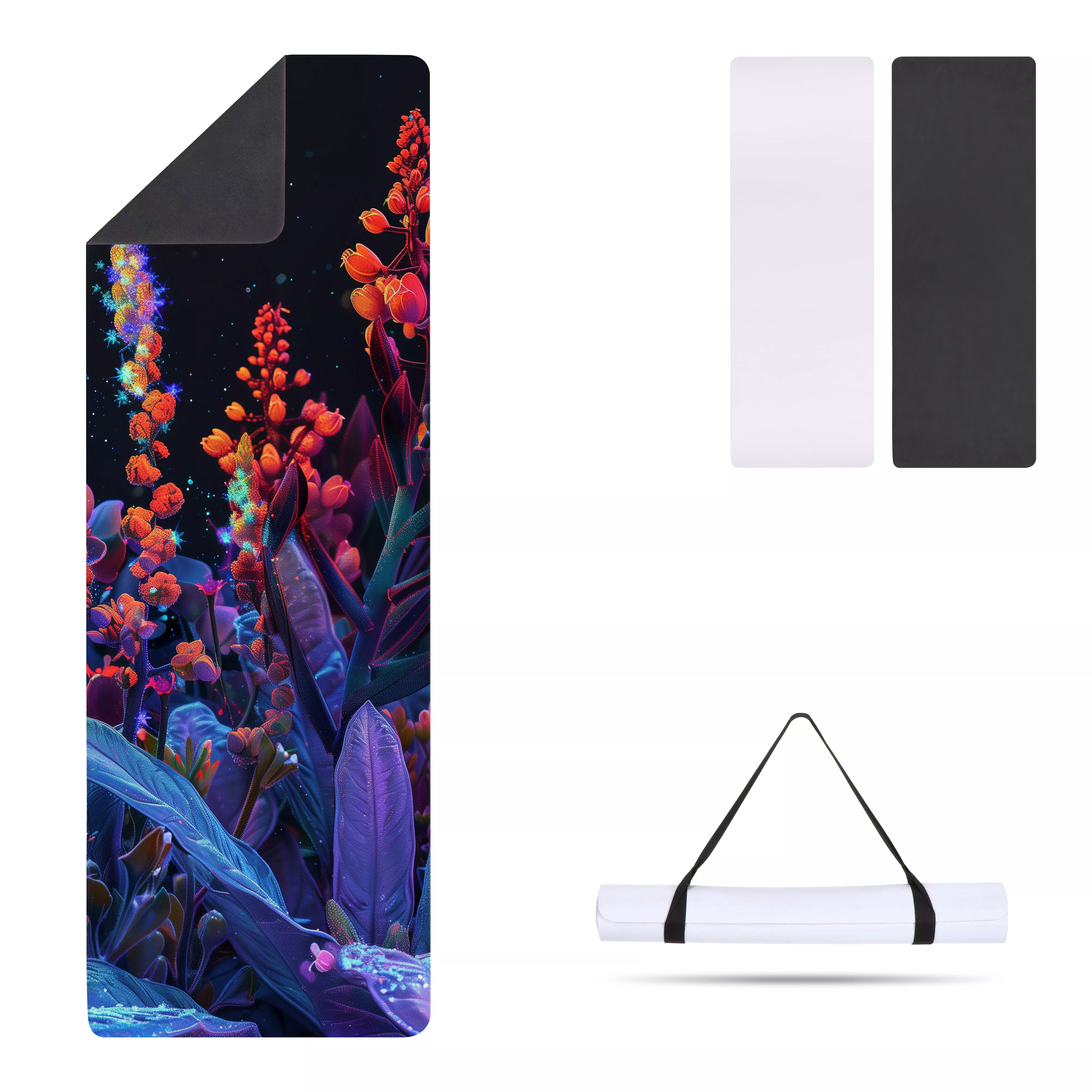 Yoga mat sublimatie 61 x 173 cm met handige draagriem