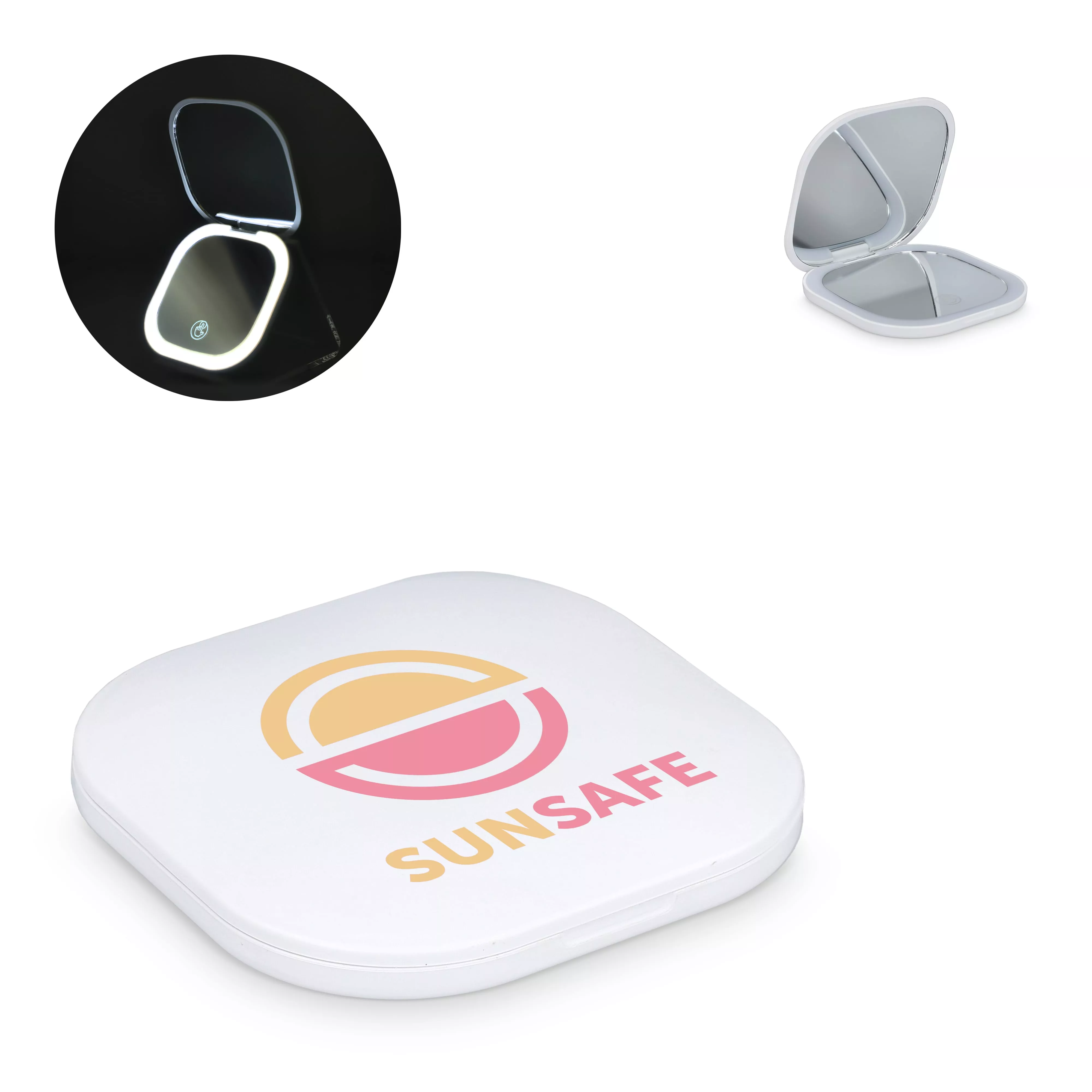 LED compactspiegel 350mAh