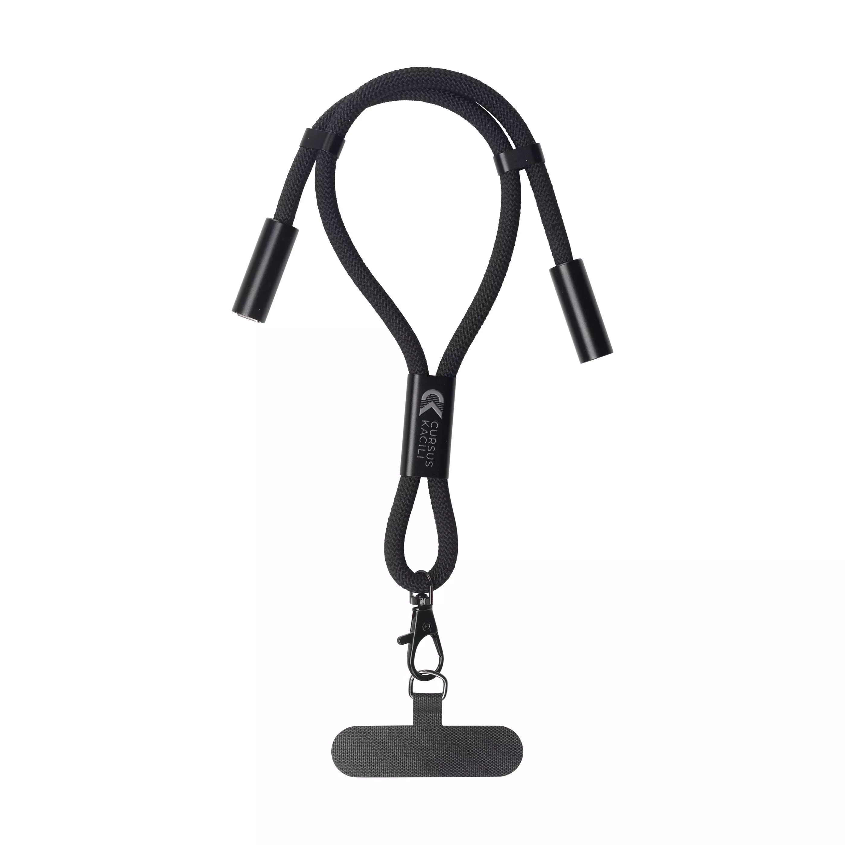 Wrist Lanyard 2-in-1 GRS RPET Load & Sync USB Cable