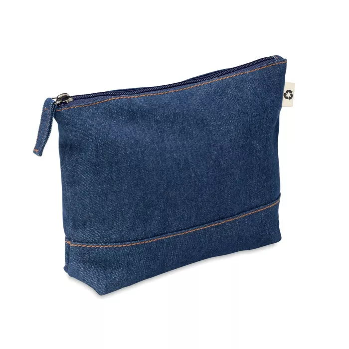 STYLE POUCH Gerecycled denim toilettasje