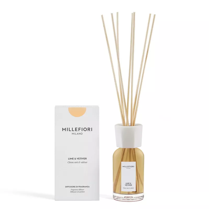 Millefiori Milano Reed Diffuser Lime & Vetiver
