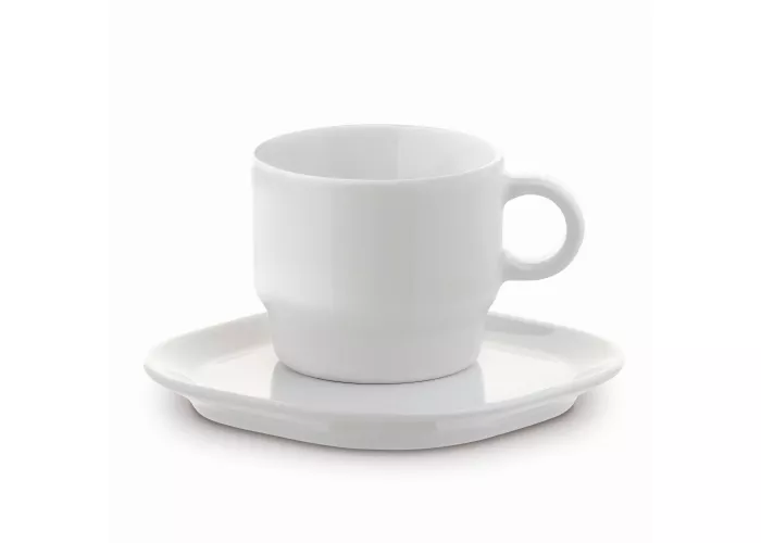 Kop & schotel vierkant Satellite 180ml