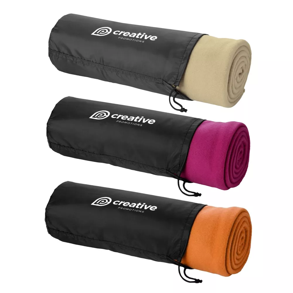 Huggy fleecedeken met hoes 150x120 cm