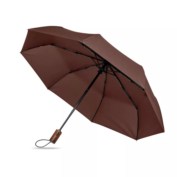 RAYNA FOLD 21" auto paraplu houten greep