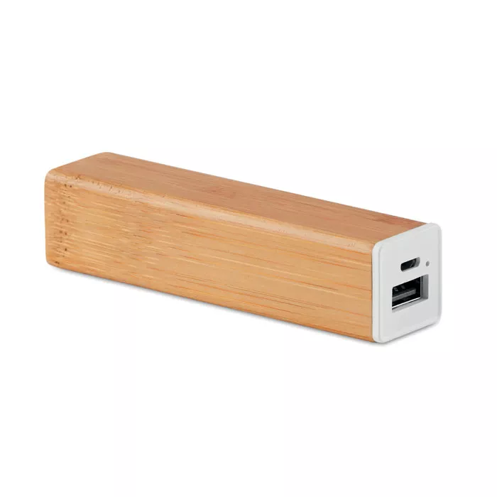POWERBAM 2200 mAh Bamboe powerbank