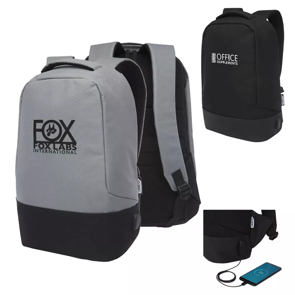 Cover GRS RPET antidiefstalrugzak 18L