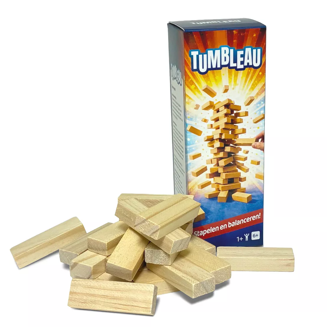 Tumbleau houten stapeltoren