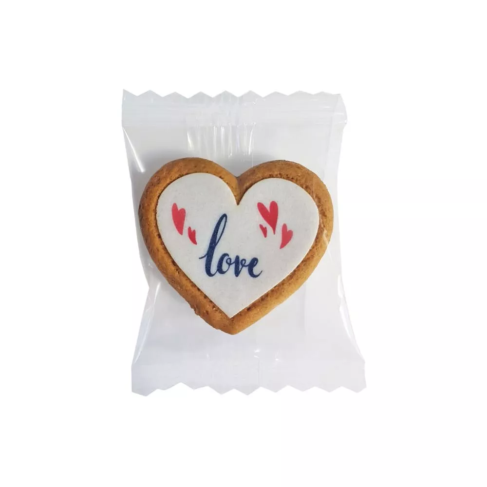Bedrukte Hart Koekjes