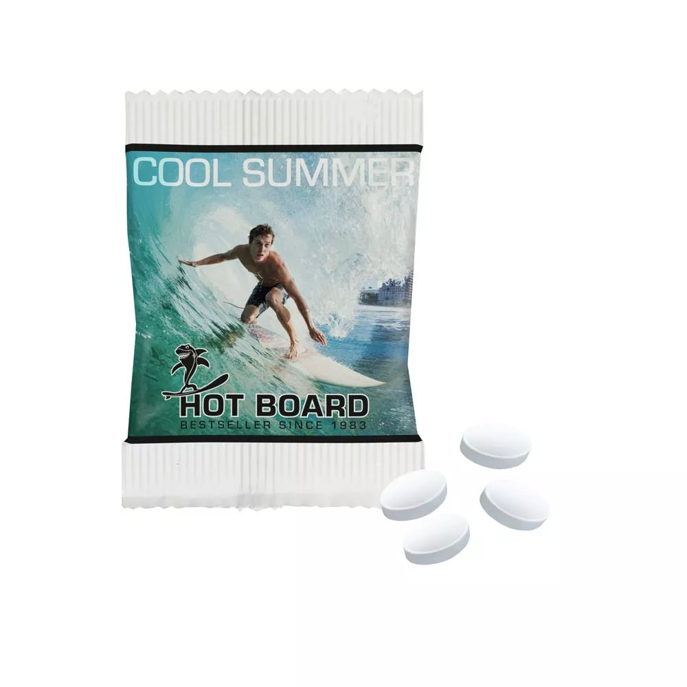 Papieren zakje met Cool-Ice pastilles