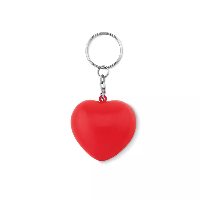 LOVY RING Sleutelhanger met PU hart