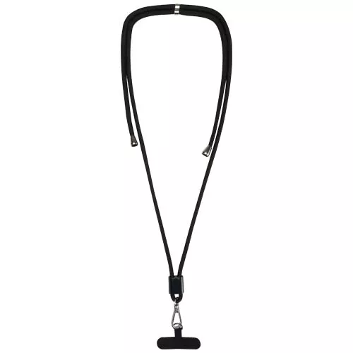 Vega verstelbaar smartphone lanyard van gerecycled materiaal