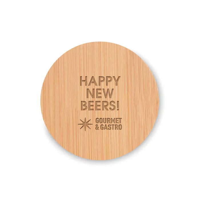 DAKAI Bamboe onderzetter met opener