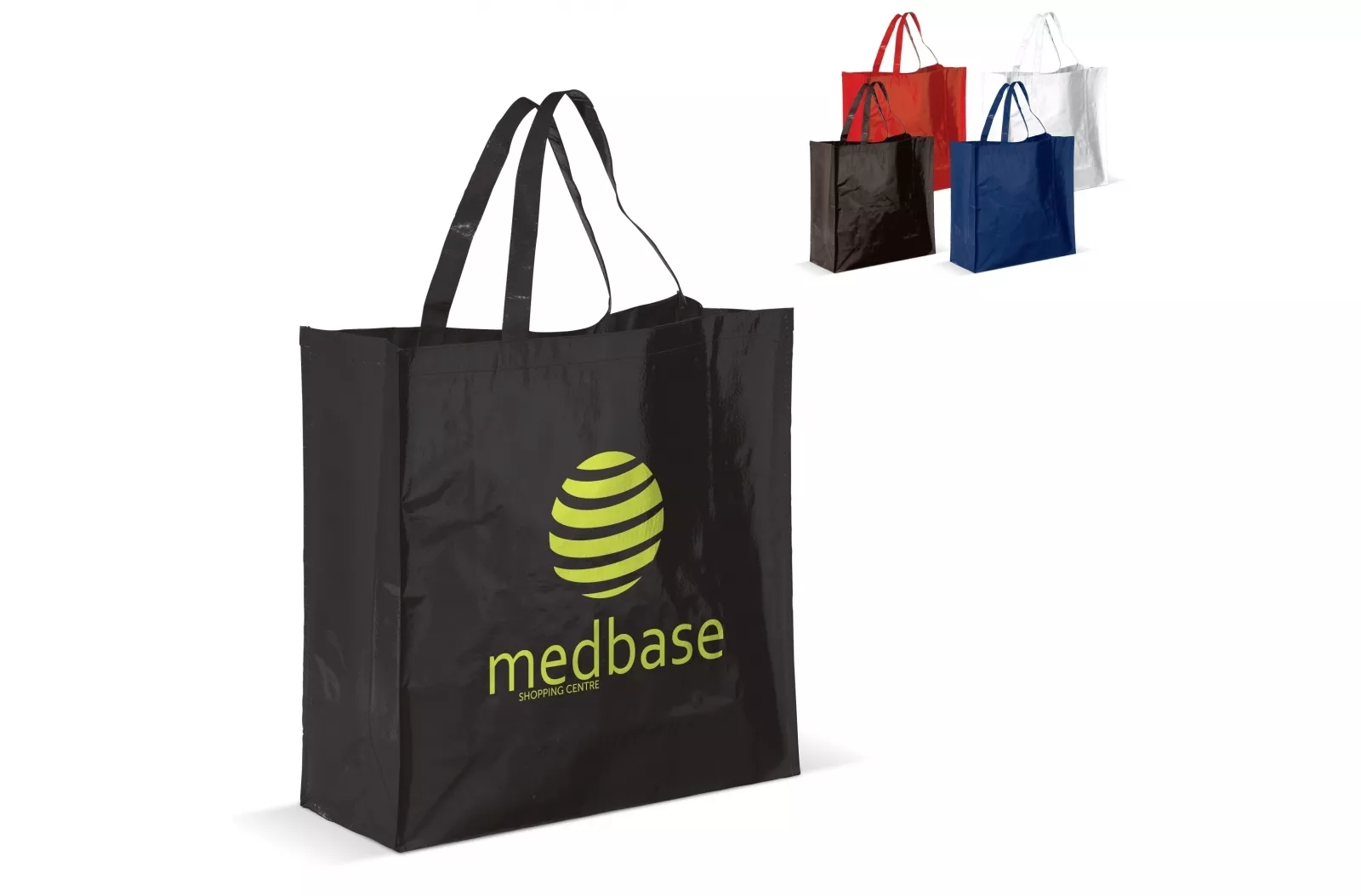 Draagtas gelamineerd PP woven 160g/m²