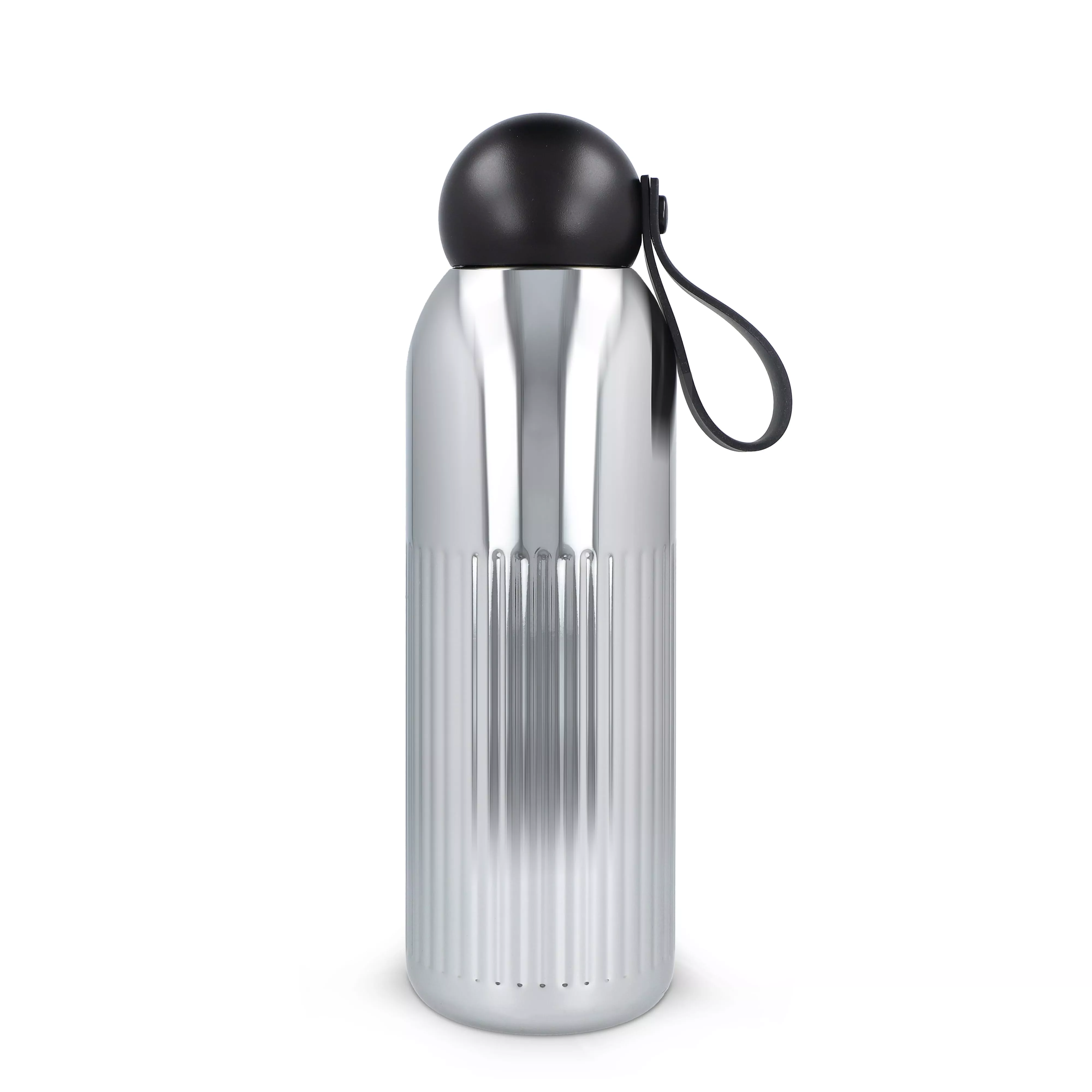 Sagaform Tekla stalen fles chroom  (gerecycled) 500 ml