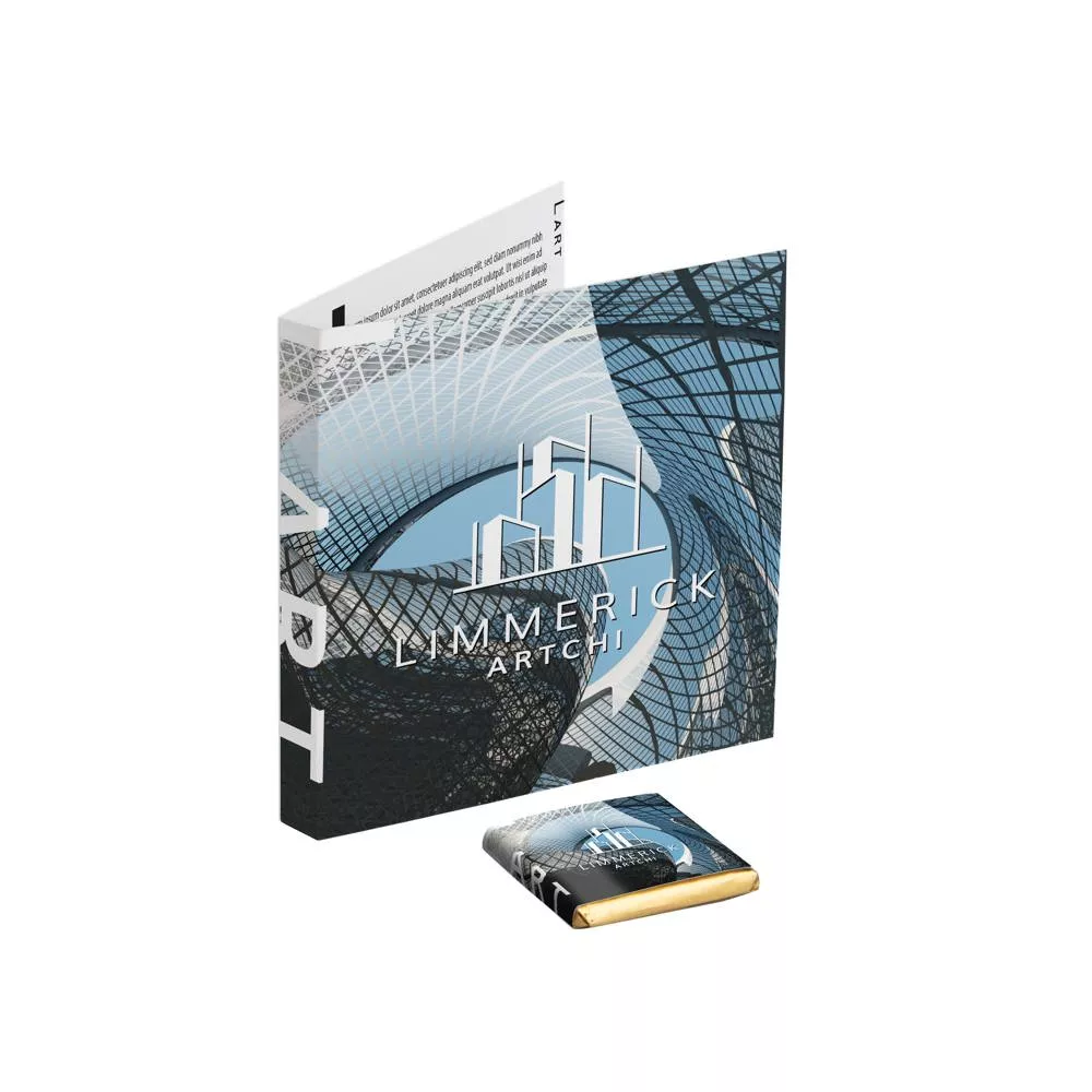 Vouwkaart all-over full-colour bedrukt