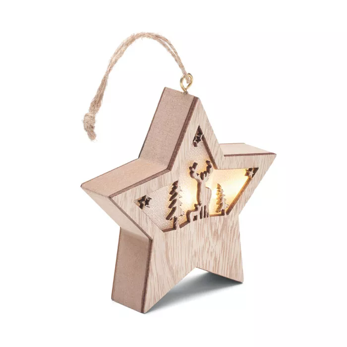 STARLIGHT MDF ster met licht