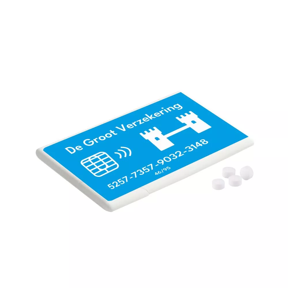 Gerecycled mint creditcard