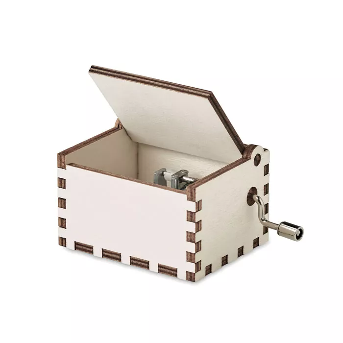 BOXMAS Houten kerst muziekdoos